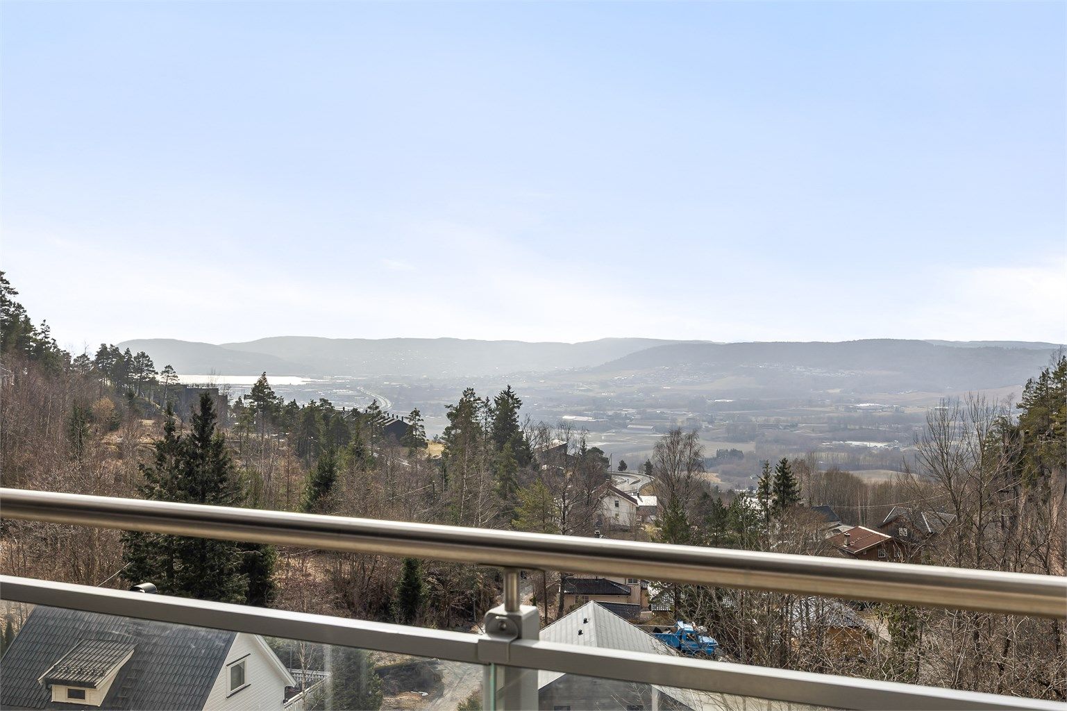 Utsikt fra balkongen