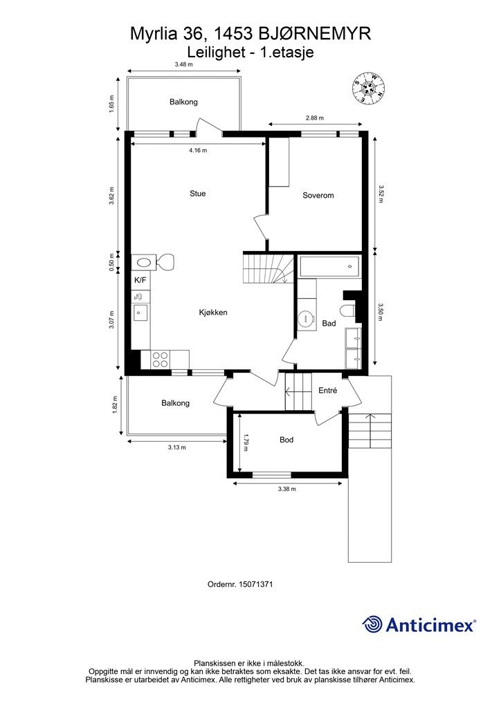 Plantegning- 1.etasje