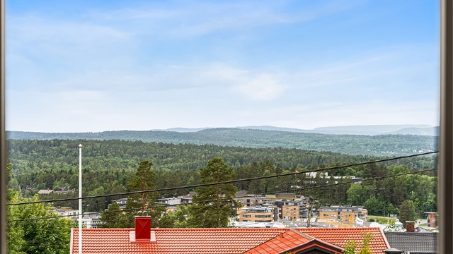Her får du flott utsyn og sol store deler av dagen.