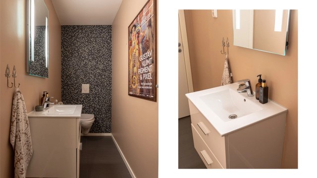 I tilknytning til entréen har du et separat og praktisk toalettrom.