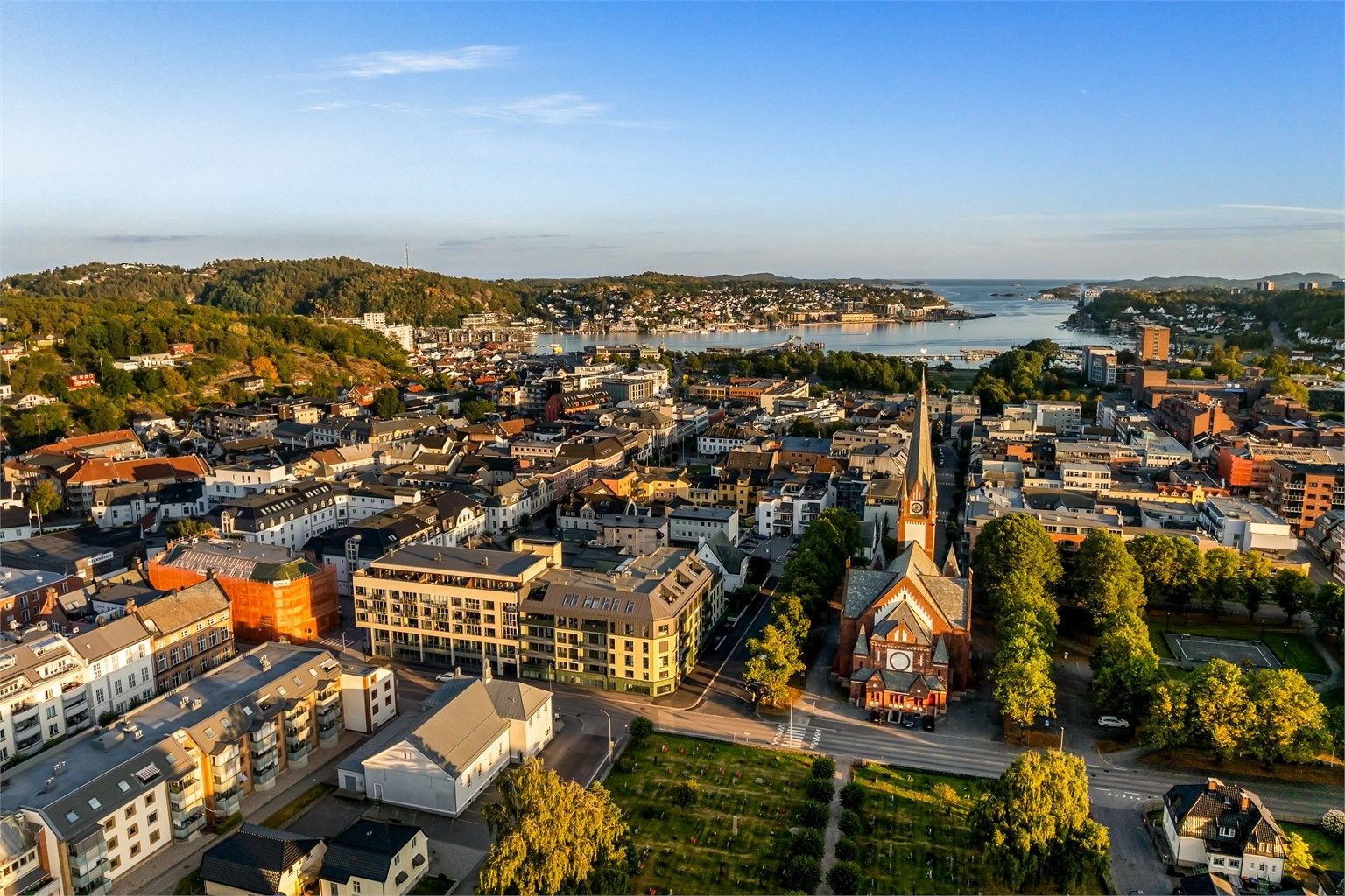 Leiligheten ligger meget sentralt til i Sandefjord by Foto: [Kron Media AS]