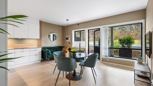 Velkommen til denne fine leiligheten presentert av Thomas Hauge i Krogsveen Bergen