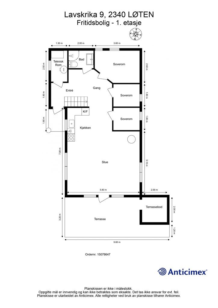 Plantegning - 1. etasje
