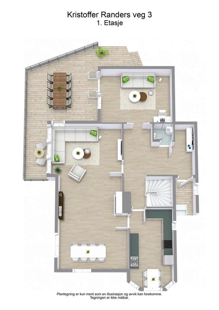 Kristoffer Randers veg 3 - 3D - 1