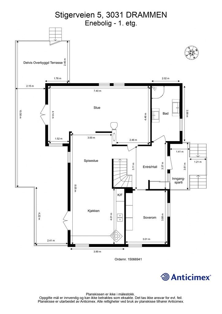 Plantegning - 1. etasje