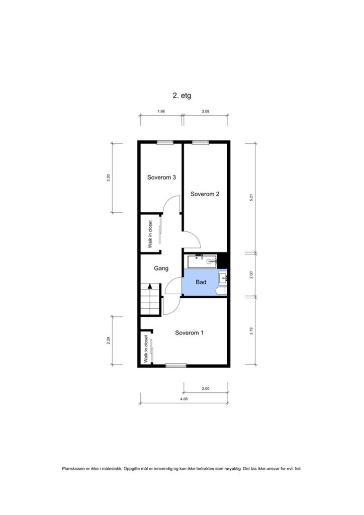 Plantegning 2. etasje