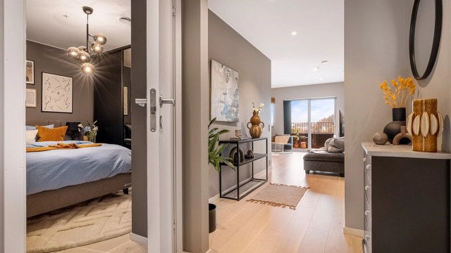 - Det er to gode soverom i leiligheten -