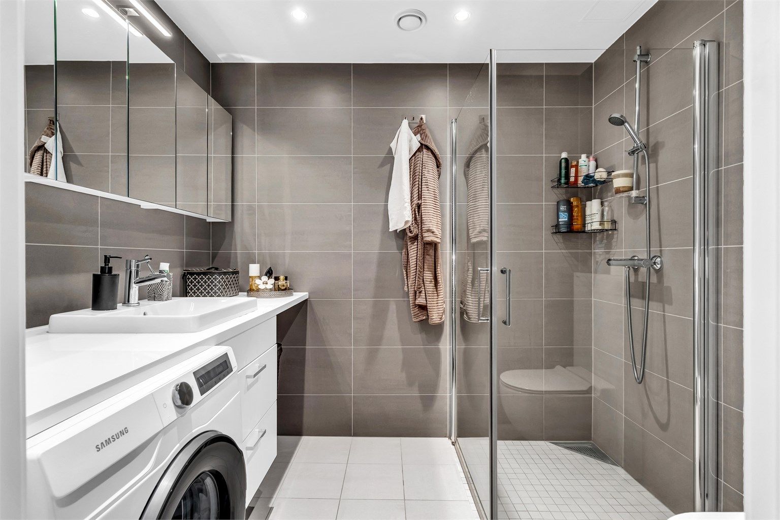 Bad med opplegg til vaskemaskin