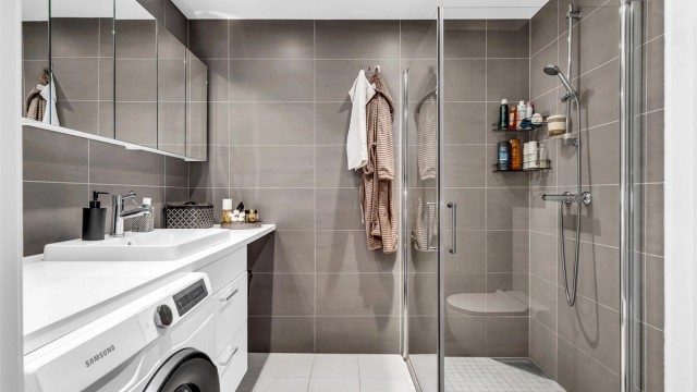 Bad med opplegg til vaskemaskin