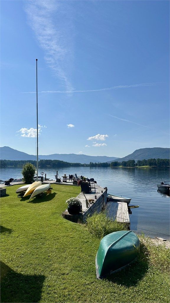 Her er det flotte muligheter for båtliv og padling på vannet.