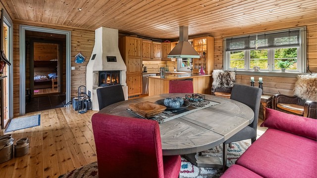 Stuen er et naturlig samlingspunkt for familie og venner