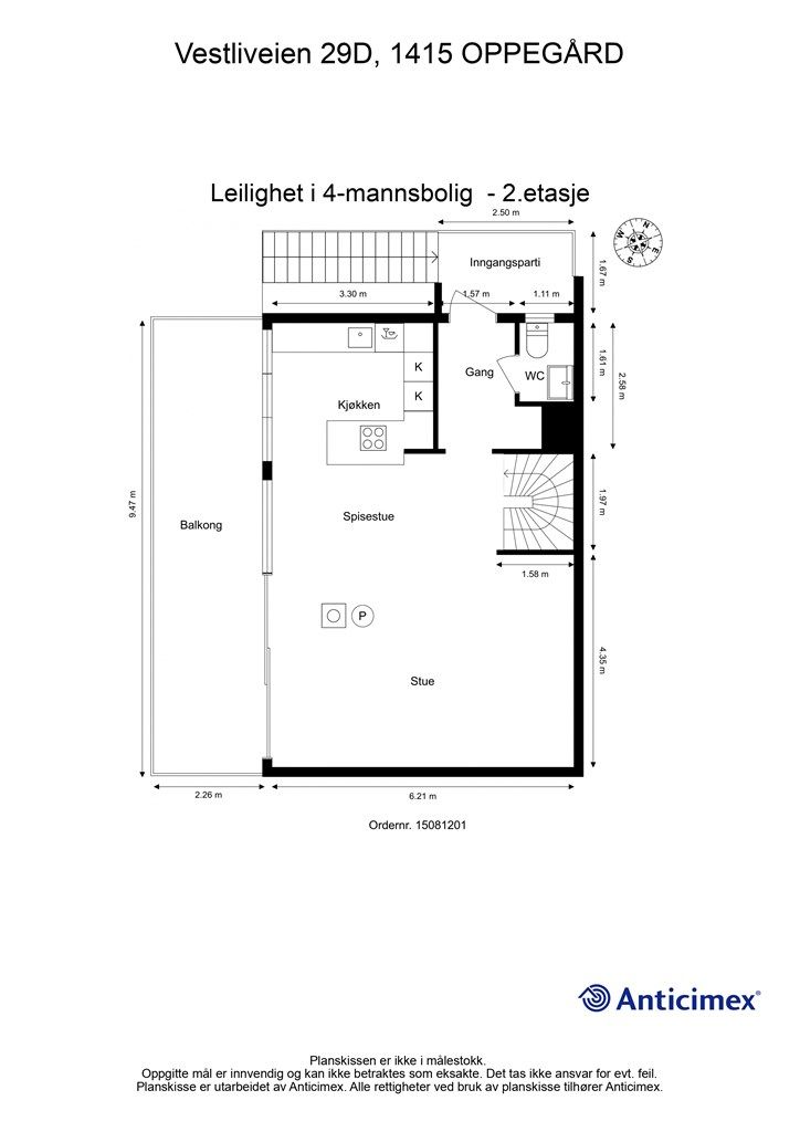 Plantegning- 2.etasje