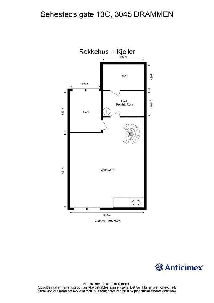 Plantegning - Kjeller