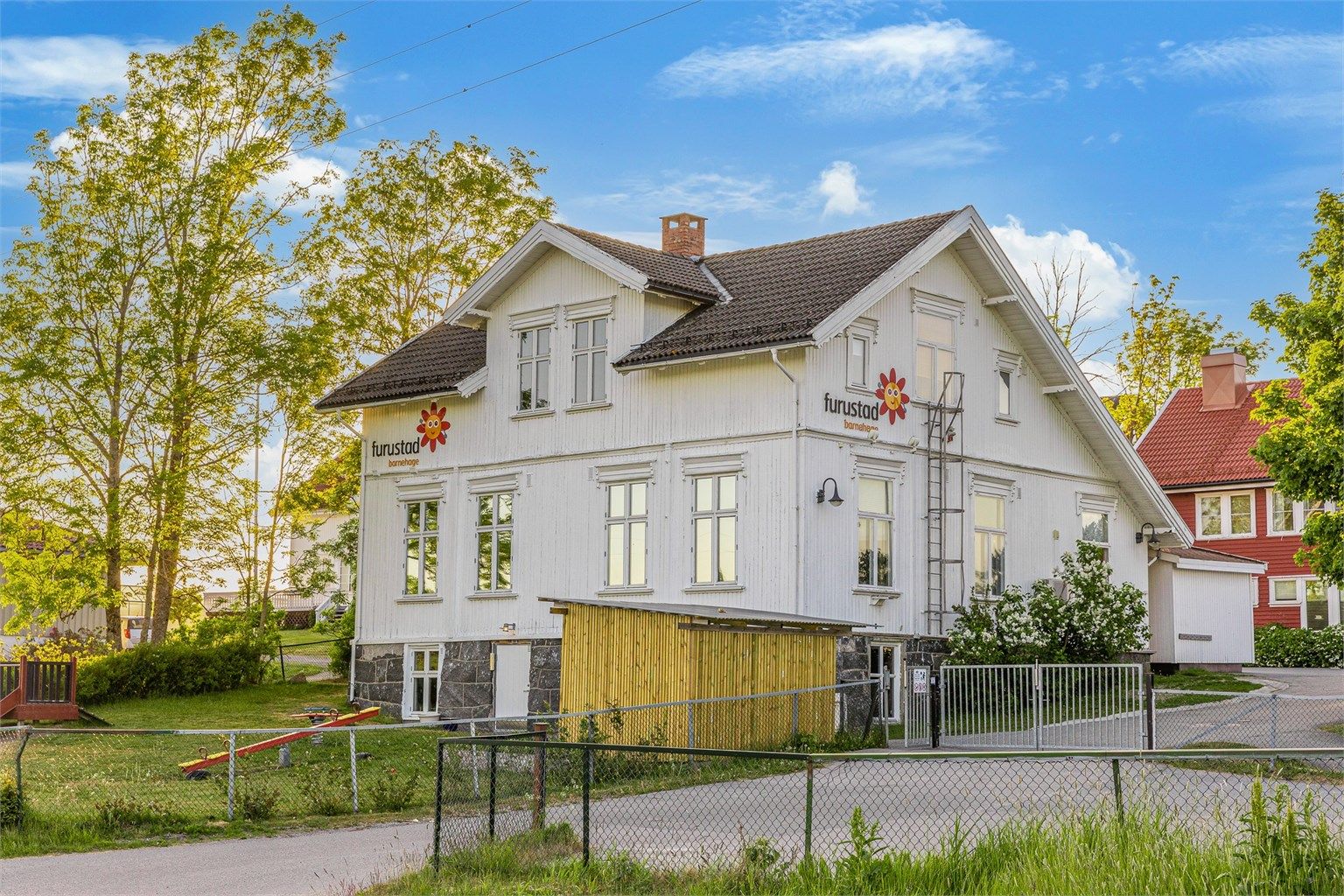 Furustad barnehage ligger kun 2,3km unna 