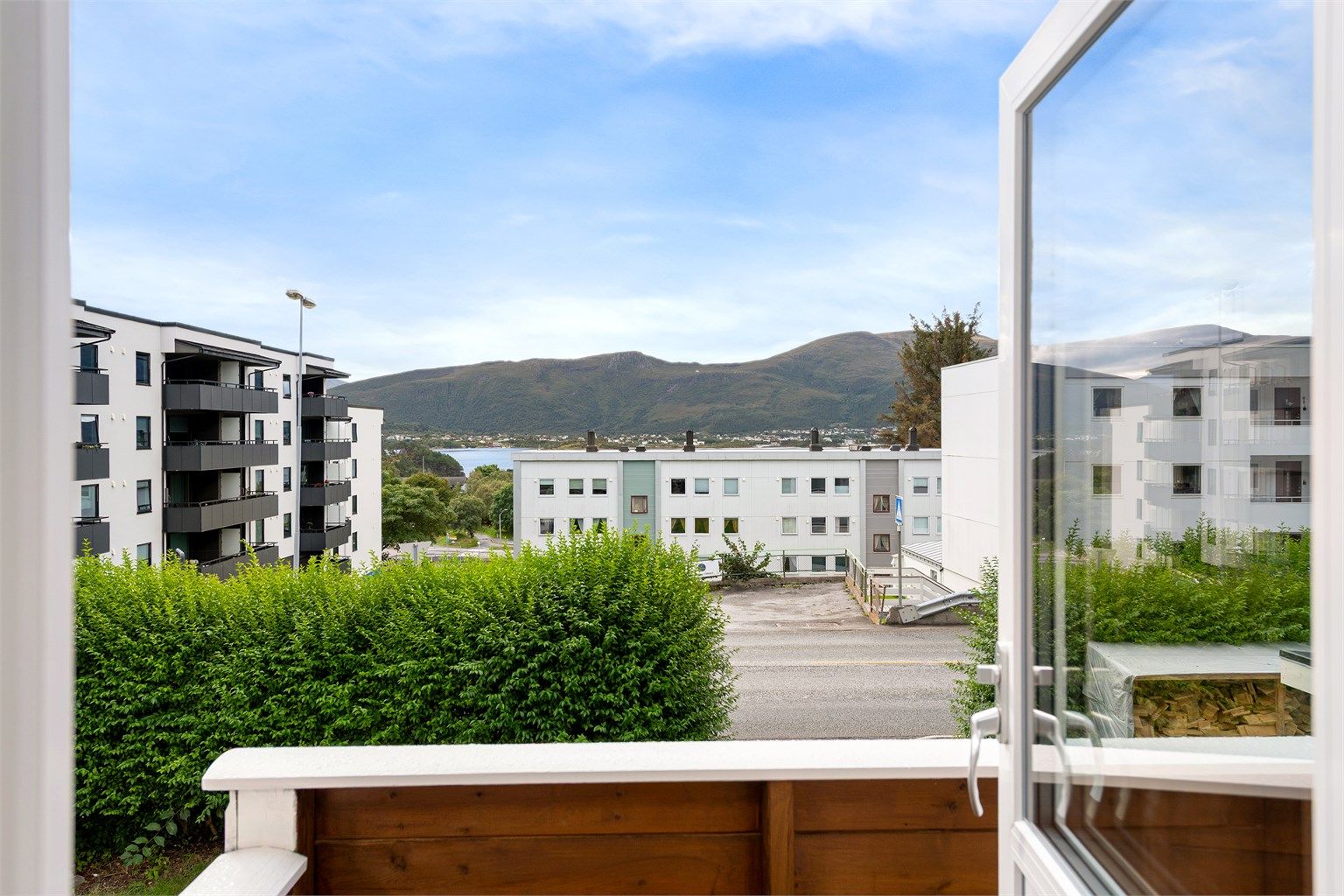 Utsikt fra balkongen