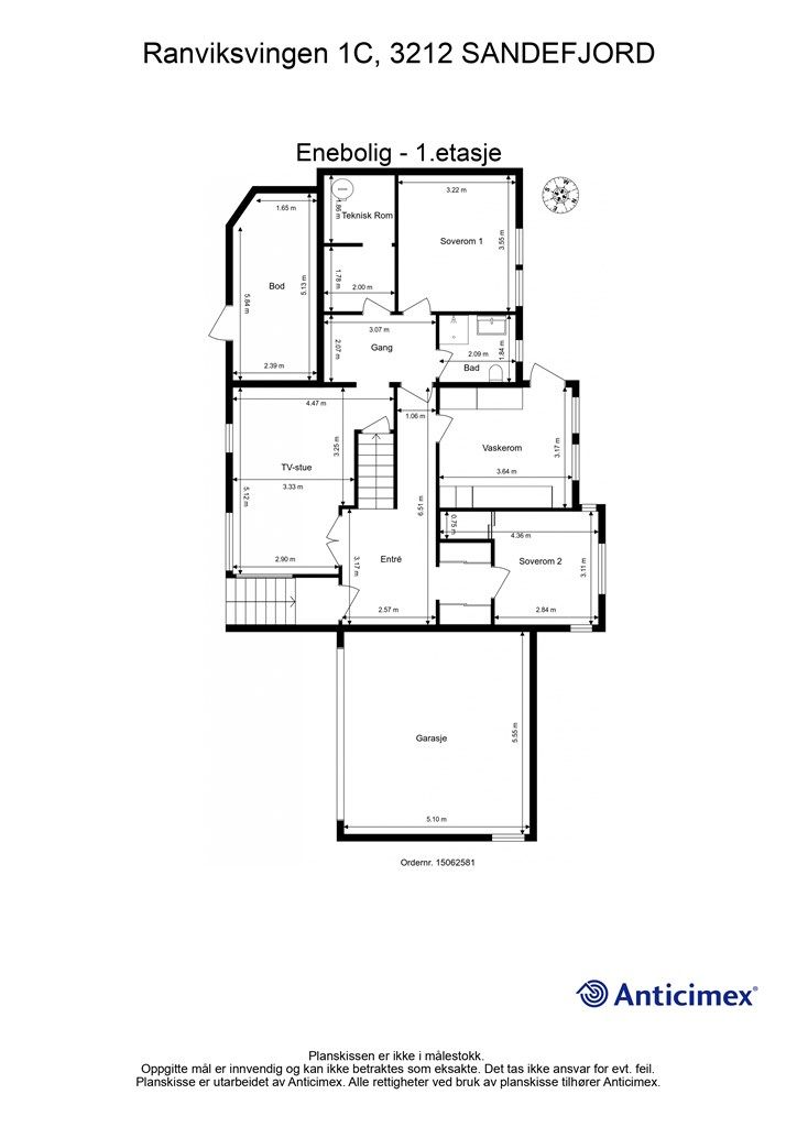Plantegning 1.etasje.