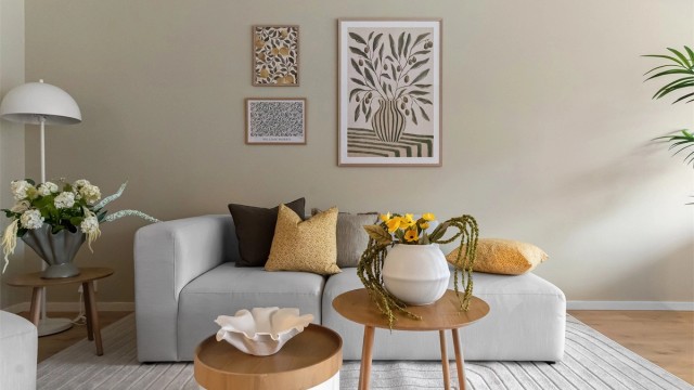 - Plass til en koselig sofakrok -