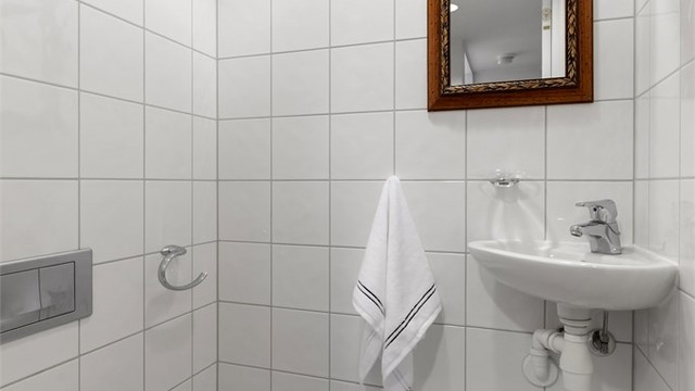 Praktisk separat baderom
