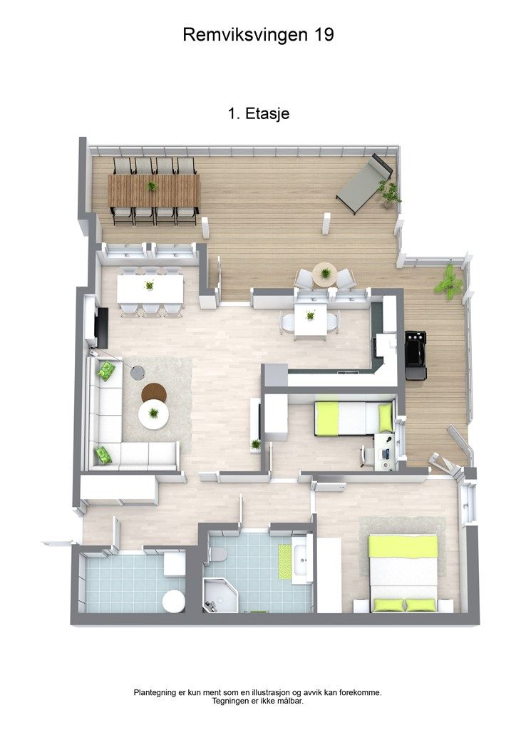 3D plantegning