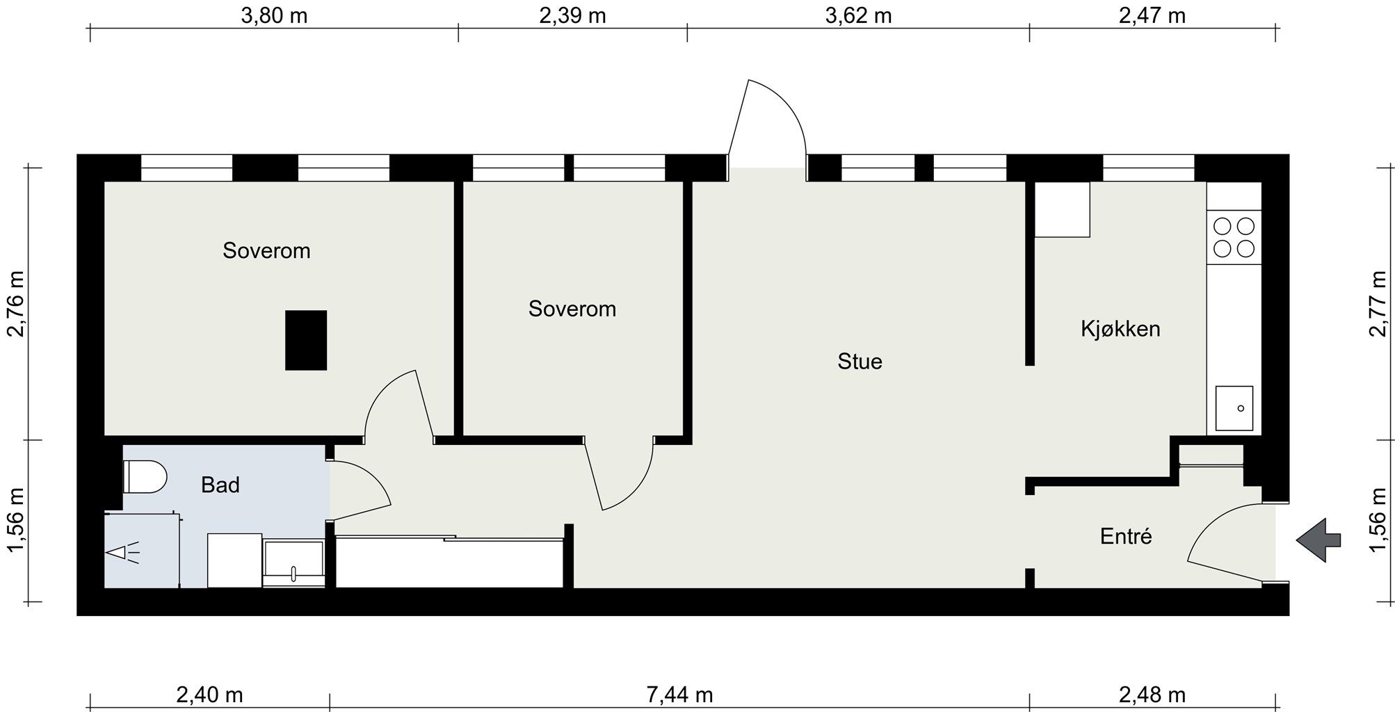 Planløsning.