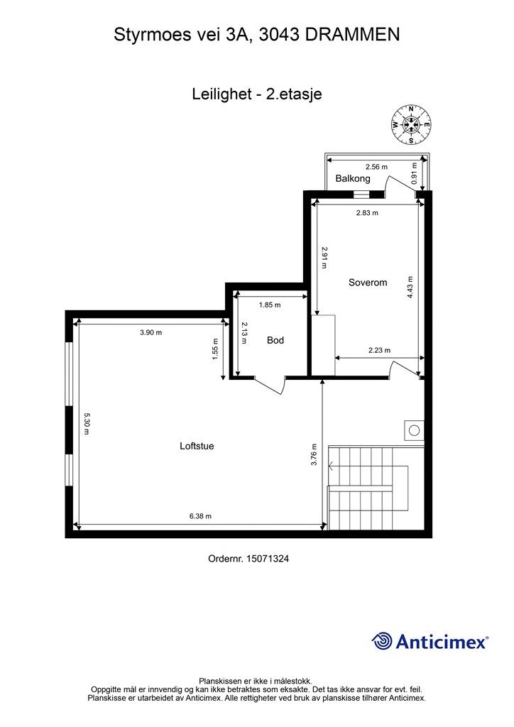 Plantegning - 2. etasje