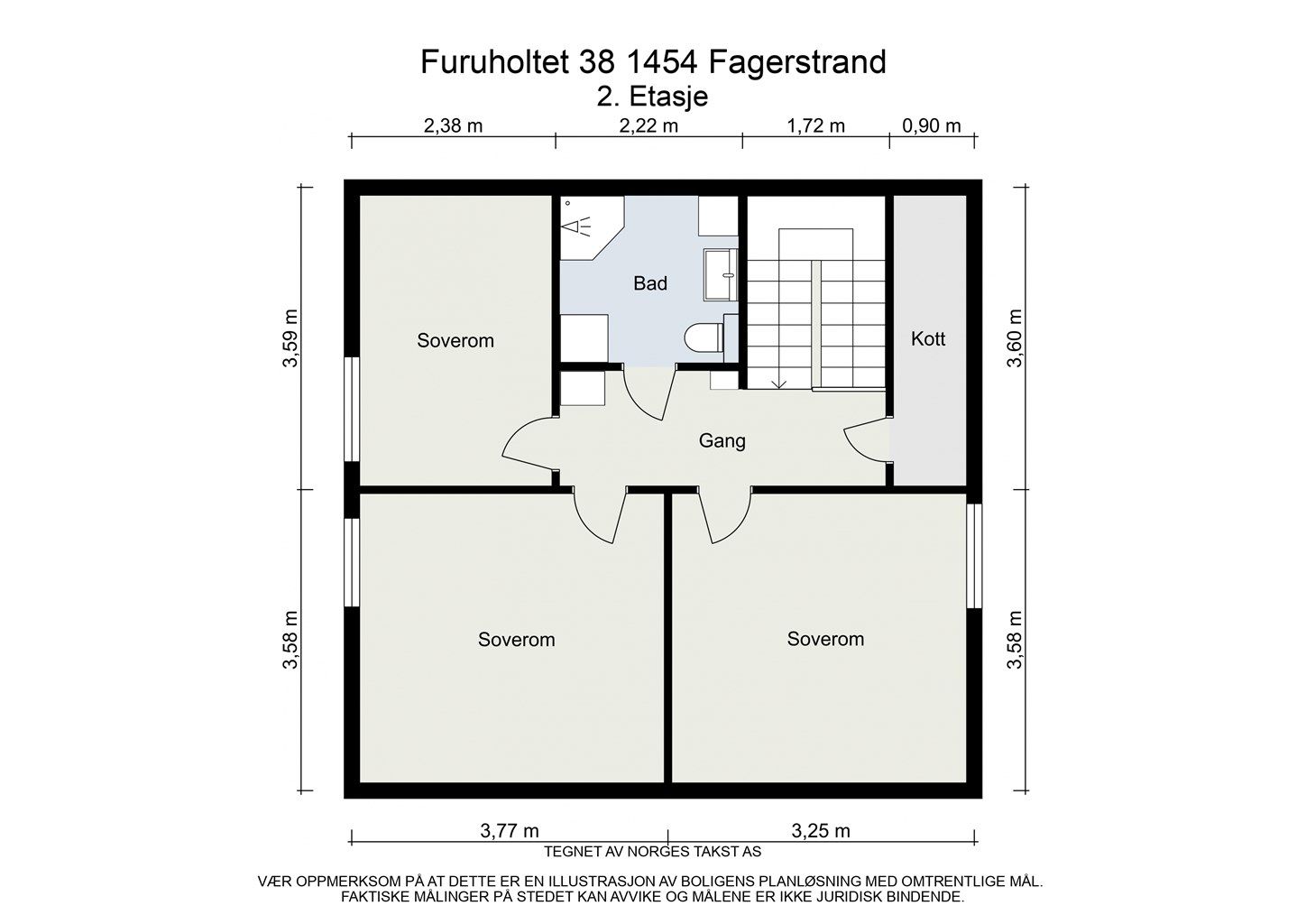 Plantegning 2. etasje 