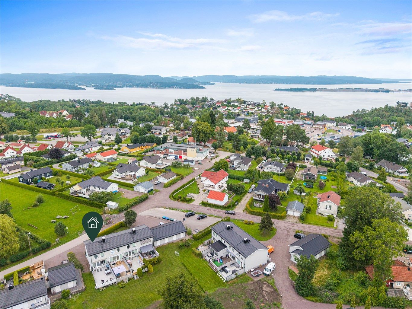 Meget barnevennlig beliggenhet med kort vei til barnehage og skoler