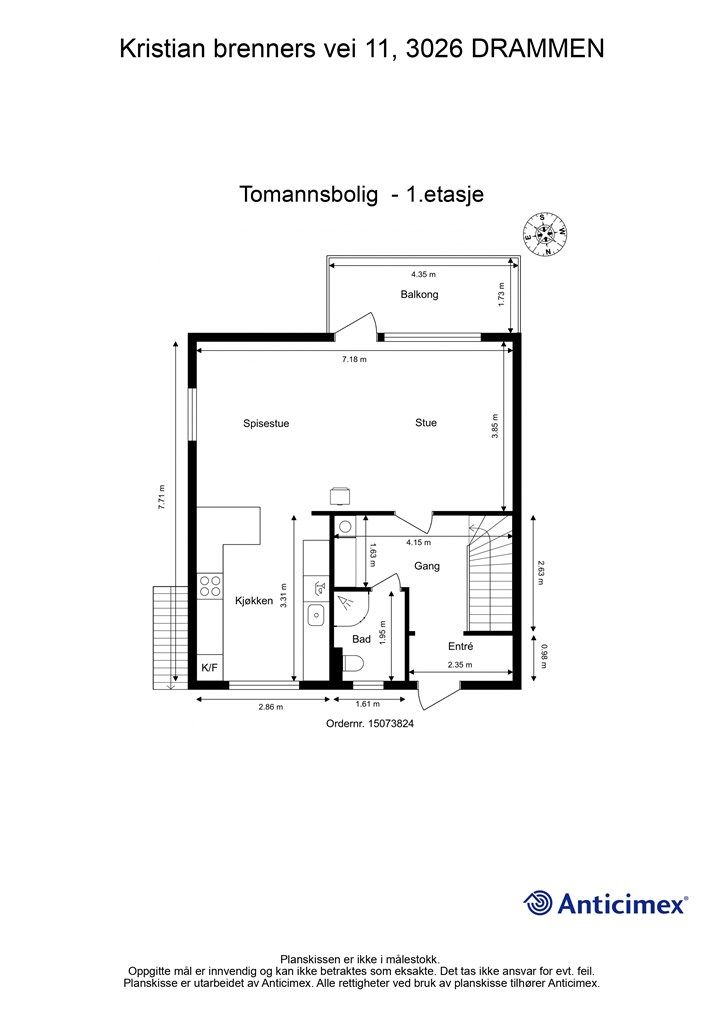 Plantegning - 1. etasje
