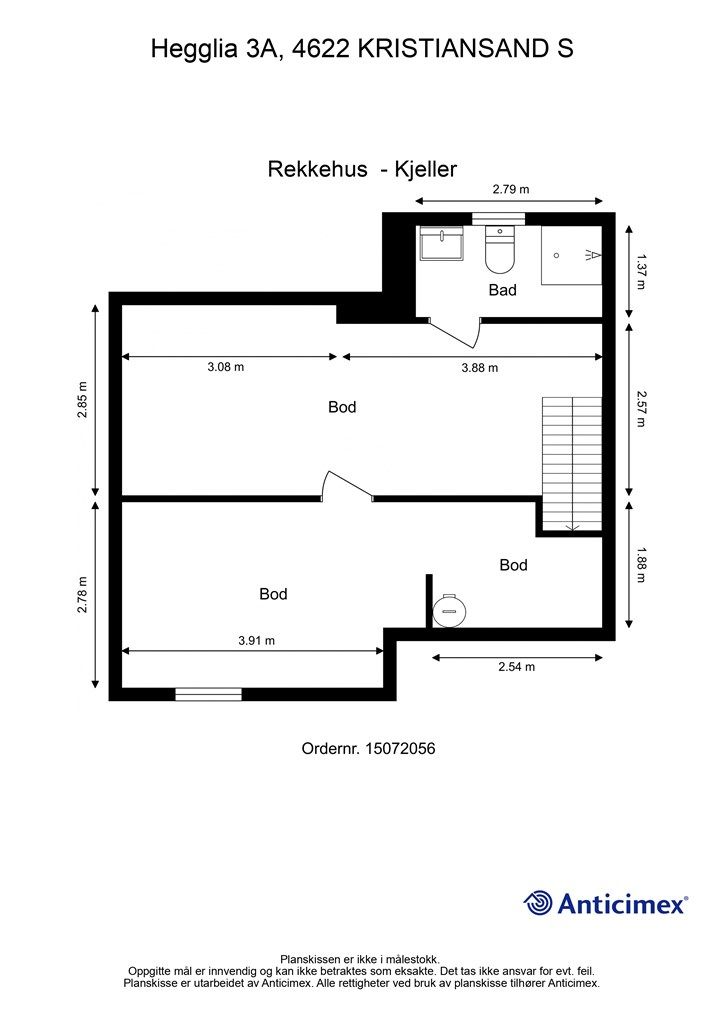 Plantegning- Kjeller