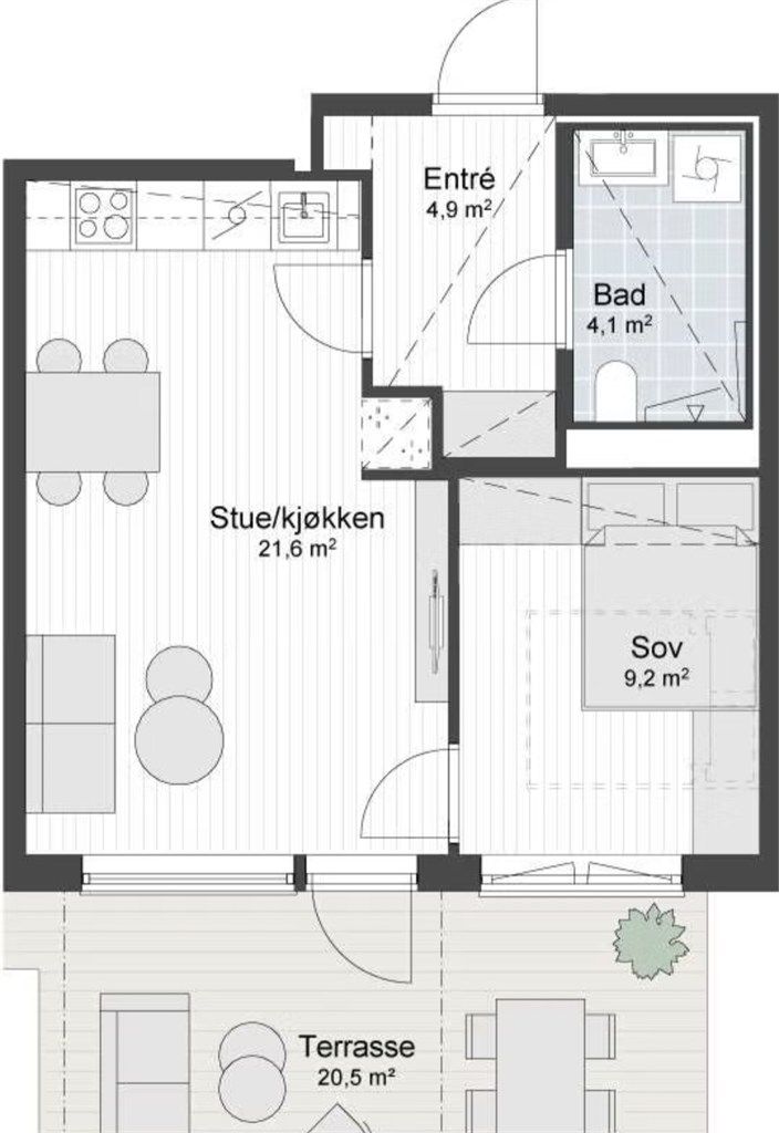 Utleie Krogsveen v/Ulrikke Sandvold har gleden av å presentere Søster Mathildes gate 56 - Mathildetunet