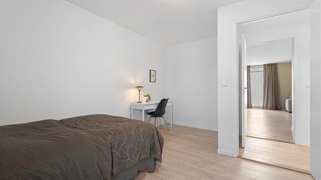 Praktisk soverom med med fleksible bruksmuligheter til kontor eller ekstra garderobe?