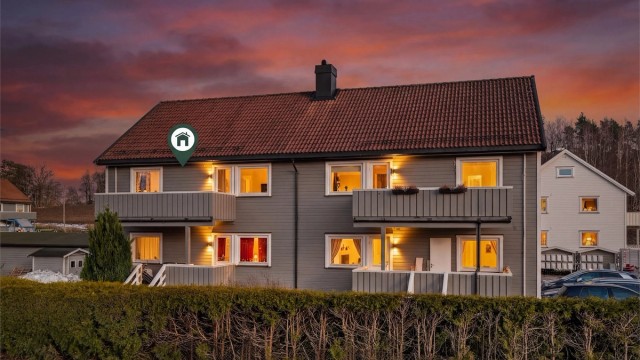 En delikat og stilren leilighet beliggende i 2. etg