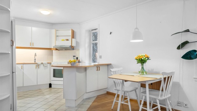 Sosial og praktisk kjøkkenøy samt god plass til spisegruppe