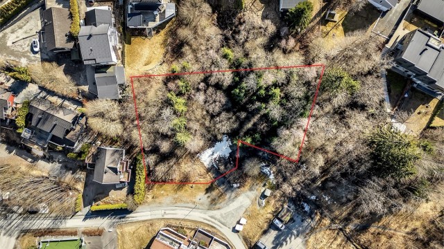 Sørjordet - tomtens ca areal er vist på bilde