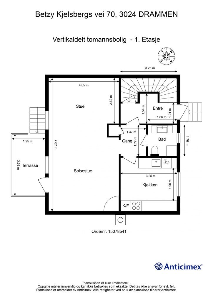 Plantegning -1. etasje