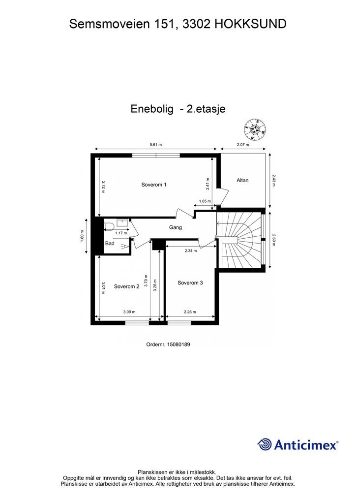 Plantegning 2.etasje