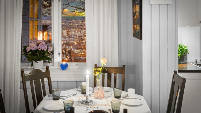 En klassisk og flott villa fra 1911 med utsikt over byen