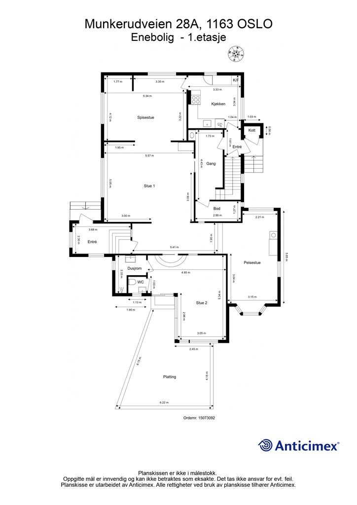 Planskisse 1. etasje