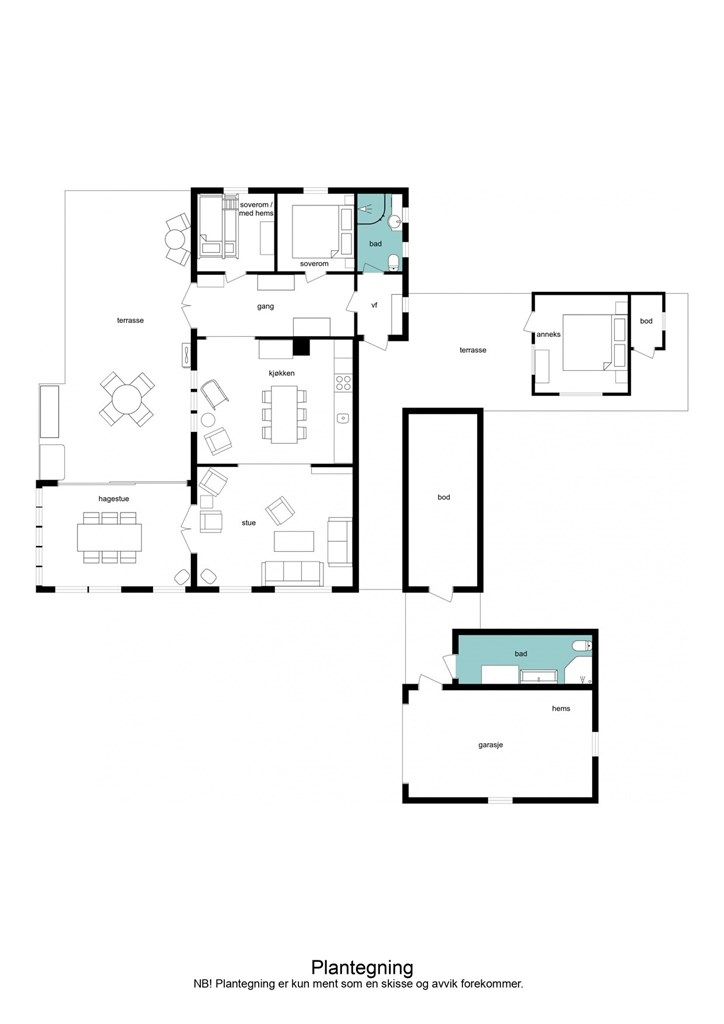Plantegninger hovedplan