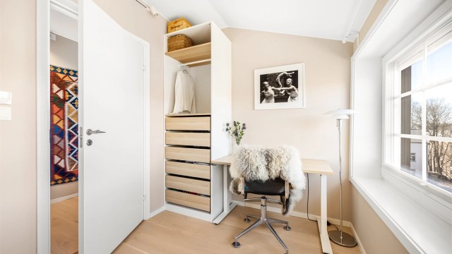 Soverom to passer som gjesterom og kontor eller barnerom.
