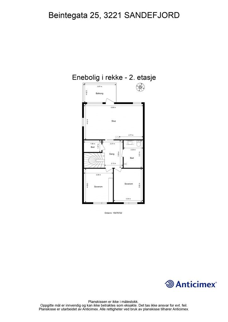 Plantegning 2. etasje