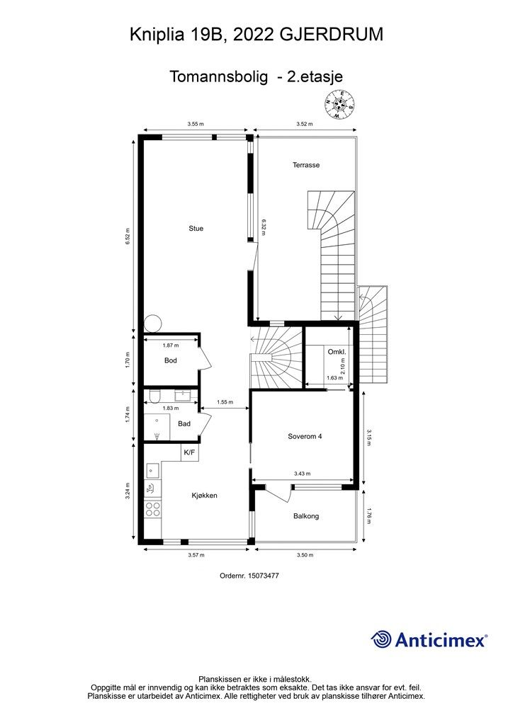 Plantegning 2.etasje