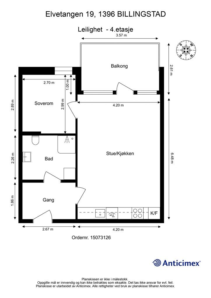 Plantegning 4.etasje.