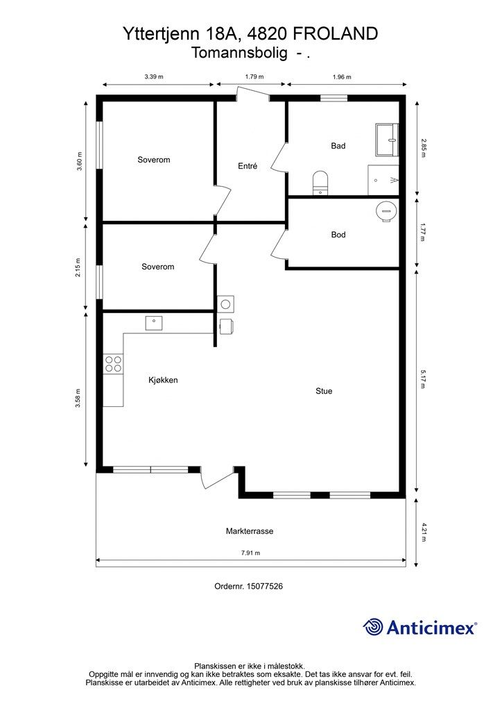 Plantegning 1. etasje