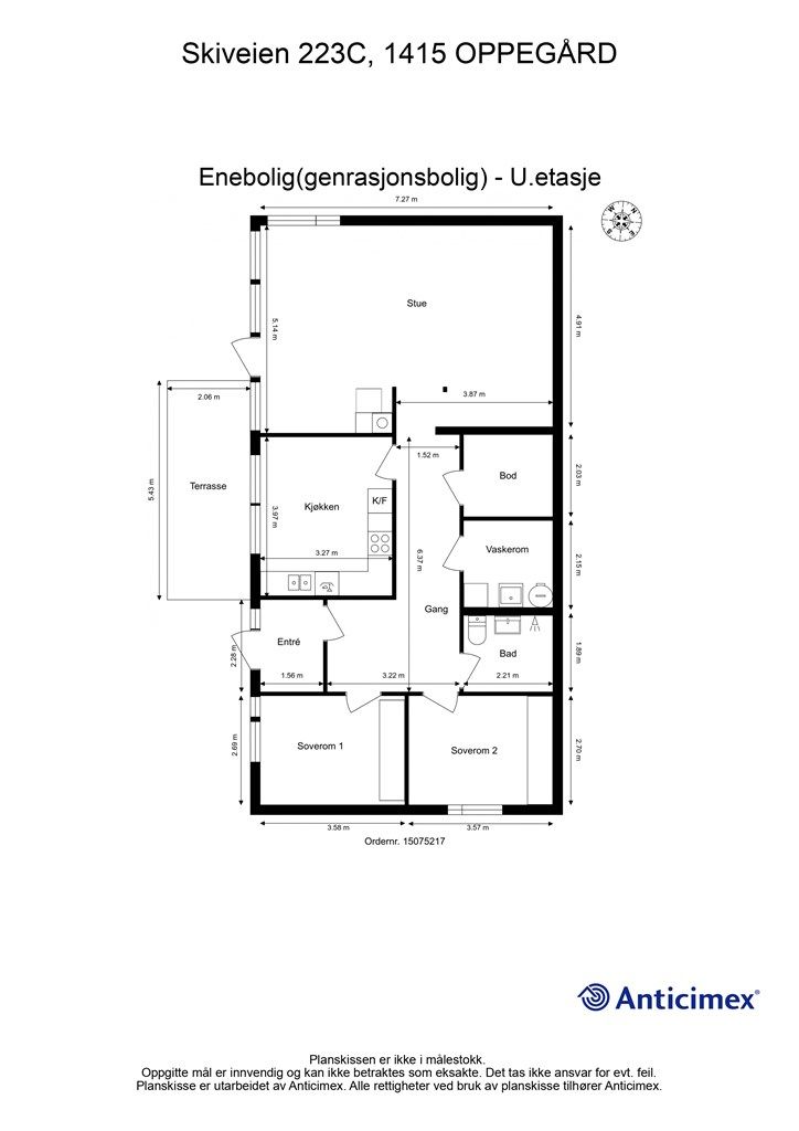 Plantegning U.etasje