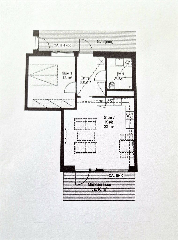 Plantegning - vi tar forbehold om feil i plantegningen