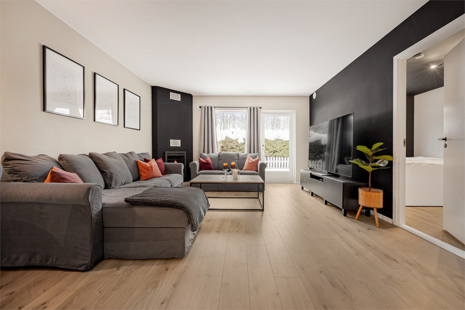 Flott gasspeisinnsats i vegg