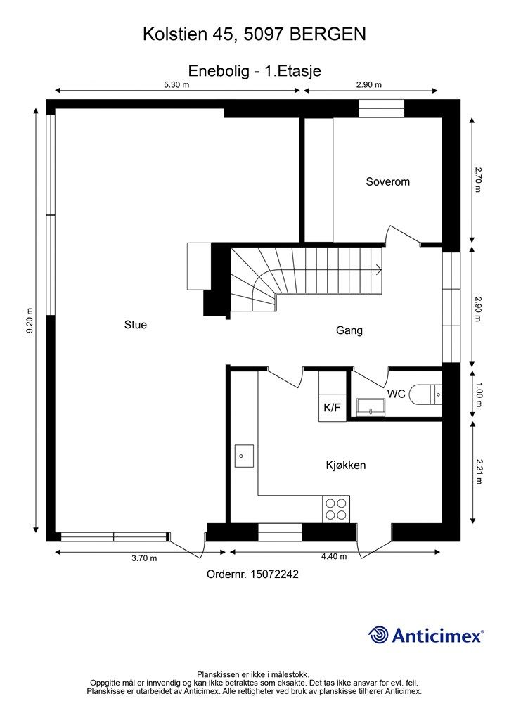 Plantegning 1.Etasje