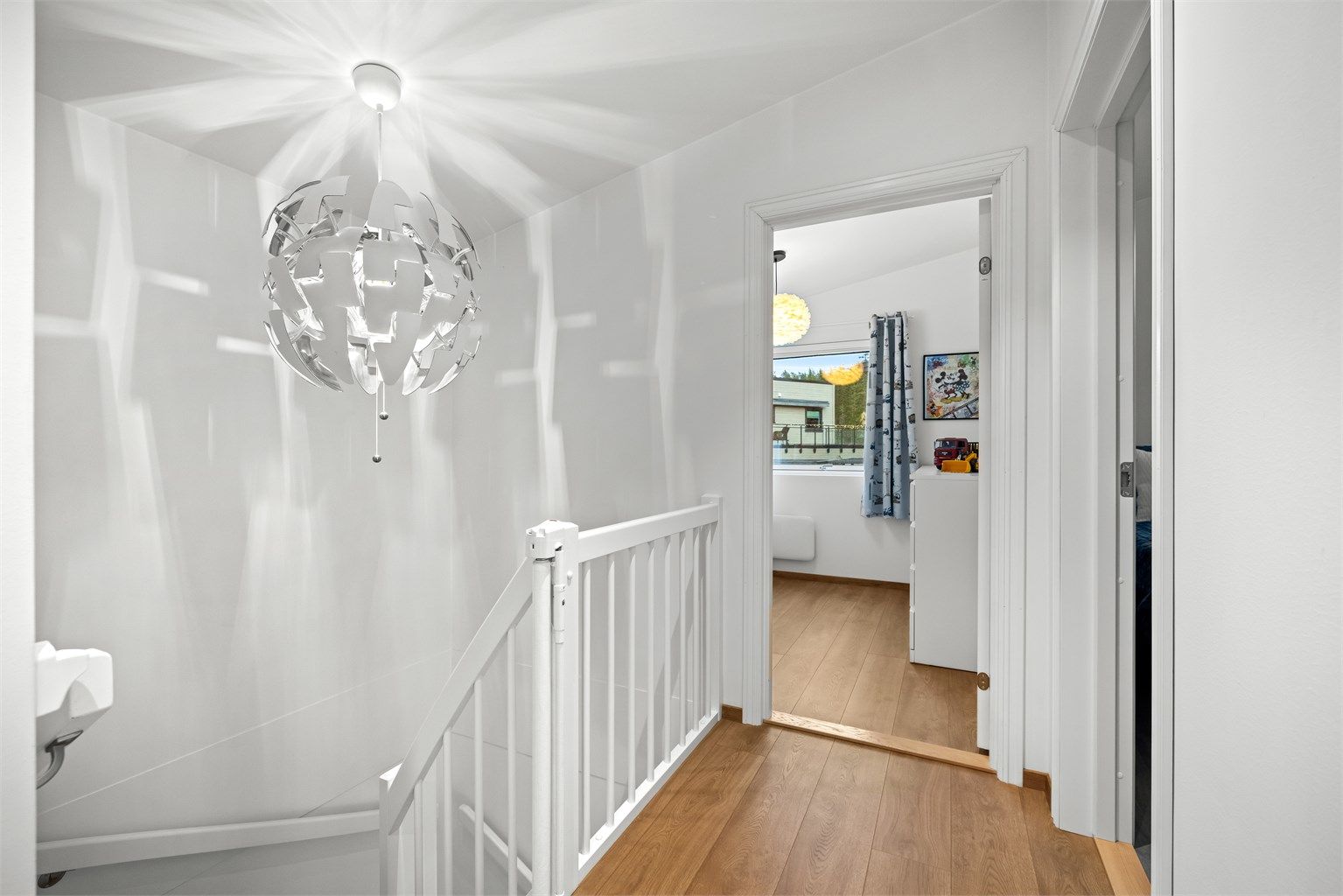 Boligen har balansert ventilasjon