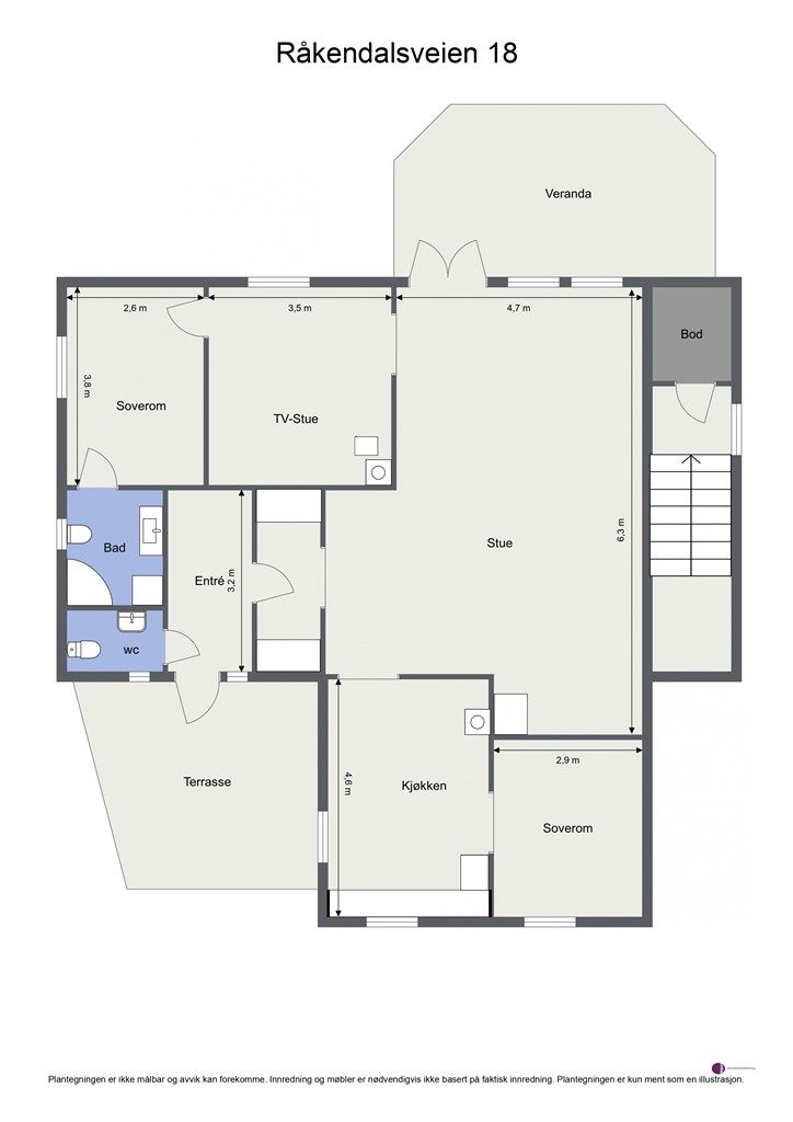 Plantegning - 1. etasje